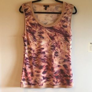 Escada Tie Dye Knit  Tank- Large/ NWOT